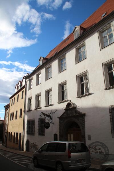 Geleitshaus in der Großen Burgstraße in Weißenfels im Burgenlandkreis