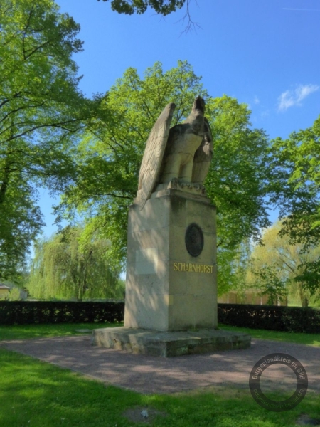 Scharnhorst-Denkmal in Großgörschen (Stadt Lützen) im Burgenlandkreis