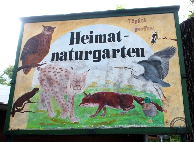 Heimatnaturgarten in Weißenfels im Burgenlandkreis