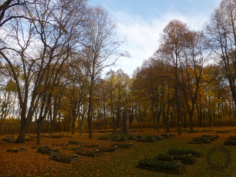 Sowjetischer Ehrenfriedhof im Klemmbergpark in Weißenfels im Burgenlandkreis