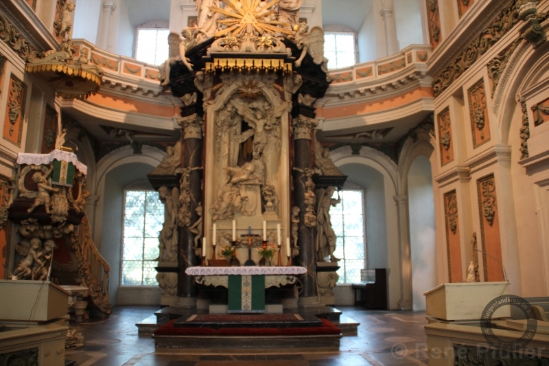 Kirche Sankt Trinitatis in Weißenfels im Burgenlandkreis