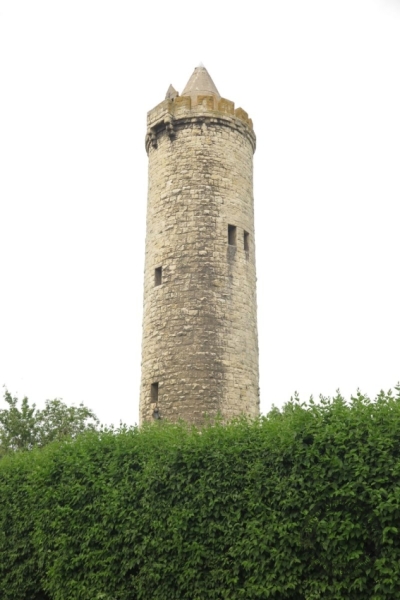 Wasserturm an der Ecke der Straße der Einheit zum Albersrodaer Weg in Gleina (Verbandsgemeinde Unstruttal) im Burgenlandkreis