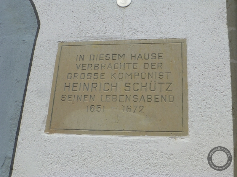 Heinrich-Schütz-Haus in der Nikolaistraße in Weißenfels im Burgenlandkreis