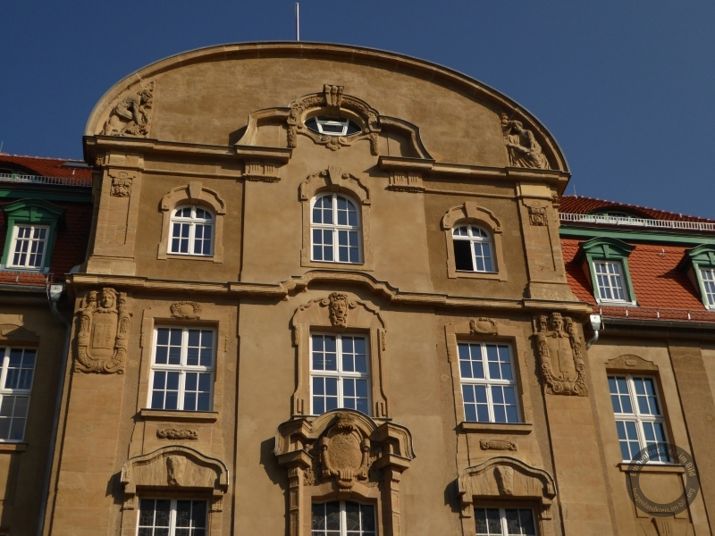 Amtsgericht in der Friedrichsstraße in Weißenfels im Burgenlandkreis