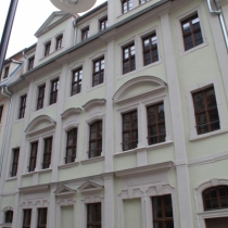 Kavaliershäuser in der Marienstraße in Weißenfels im Burgenlandkreis
