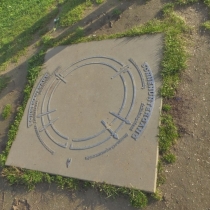 Sonnenobservatorium von Goseck (Gem. Unstruttal) im Burgenlandkreis