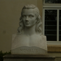 Novalisdenkmal in Weißenfels im Burgenlandkreis