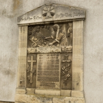 Kriegerdenkmal (Erster Weltkrieg) am Bethaus in Müncheroda (Unstruttal) im Burgenlandkreis