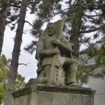 Kriegerdenkmal (Erster Weltkrieg) in Uichteritz (Stadt Weißenfels) im Burgenlandkreis