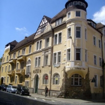 Gasthof "Zum güldenen Ring" in der Jüdenstraße in Weißenfels im Burgenlandkreis