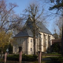 Chor der Klosterkirche des Klaren-Kloster auf dem Stadtfriedhof in Weißenfels (Am Sausehölzchen)