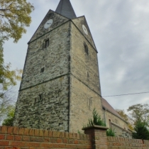 Dorfkirche von Großkorbetha bei Weißenfels im Burgenlandkreis
