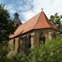 Dorfkirche in Wengelsdorf (Stadt Weißenfels) im Burgenlandkreis