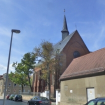 Laurentiuskirche in der Merseburger Straße in Weißenfels im Burgenlandkreis