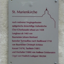 Stadtkirche St. Marien in Weißenfels im Burgenlandkreis