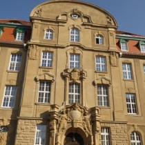 Amtsgericht in der Friedrichsstraße in Weißenfels im Burgenlandkreis