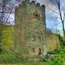 Georgenbergturm der Stadtmauer in Weißenfels im Burgenlandkreis