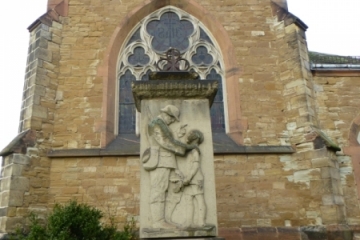 Kriegerdenkmal (Erster Weltkrieg) in Kriechau (Stadt Weißenfels) im Burgenlandkreis