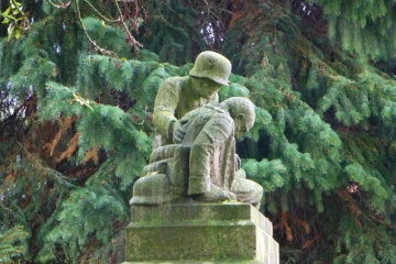 Kriegerdenkmal (Erster Weltkrieg) in Markwerben (Stadt Weißenfels) im Burgenlandkreis