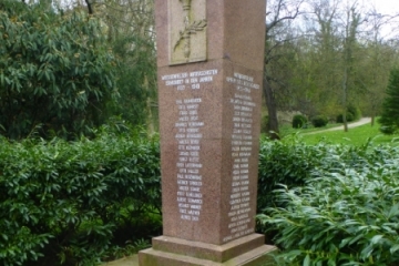 Denkmal für die Opfer des Faschismus im Stadtgarten in Weißenfels im Burgenlandkreis