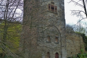 Georgenbergturm der Stadtmauer in Weißenfels im Burgenlandkreis
